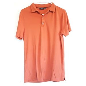 Apt.9 Mens rusty orange collared shirt 🧜‍♀️